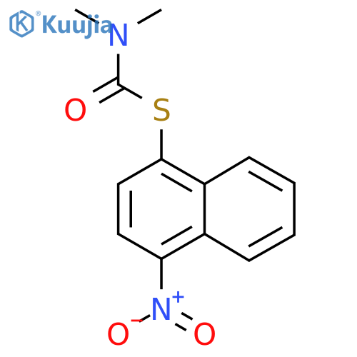 N,N-Dimethyl-1-(4-nitronaphthalen-1-yl)sulfanylformamide structure