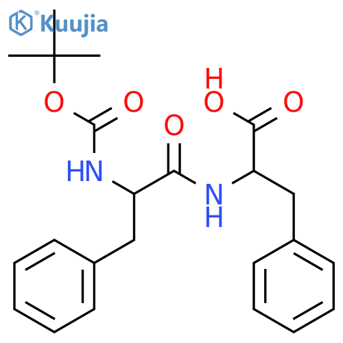 L-Phenylalanine, N-[N-[(1,1-dimethylethoxy)carbonyl]-D-phenylalanyl]- structure