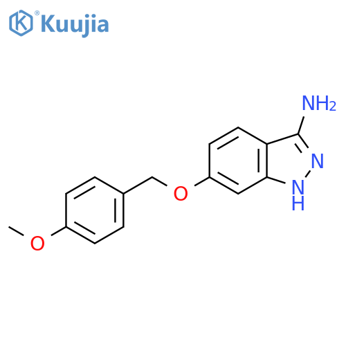 6-(4-Methoxybenzyl)oxy-1H-indazol-3-amine structure