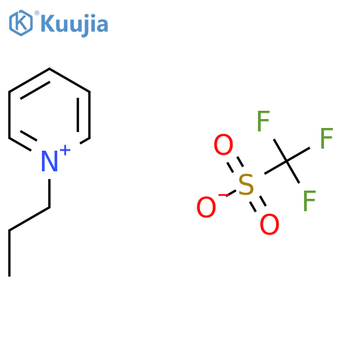 1-Propylpyridinium triflate structure