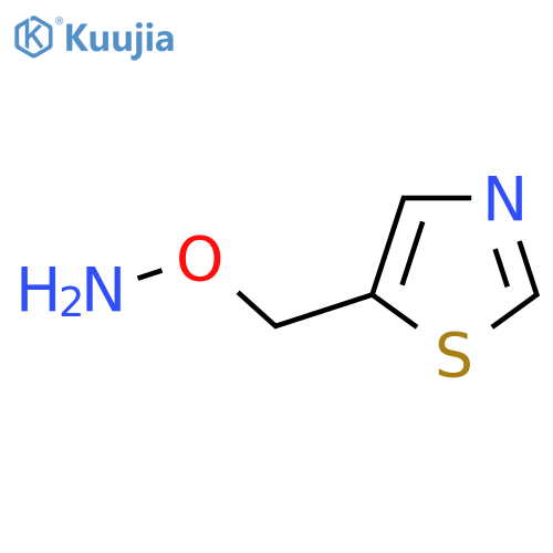 O-(1,3-thiazol-5-yl)methylhydroxylamine structure