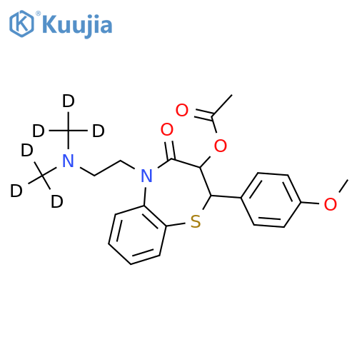 Diltiazem-d6 structure