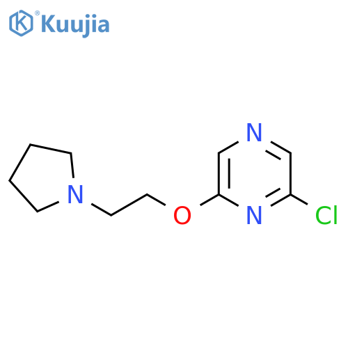2-(2-(Pyrrolidin-1-yl)ethoxy)-6-chloropyrazine structure