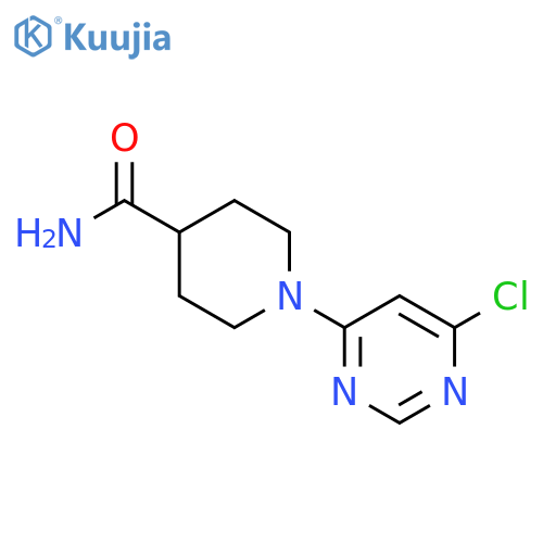 1-(6-Chloropyrimidin-4-yl)piperidine-4-carboxamide structure