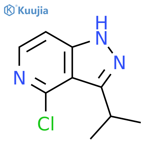 4-chloro-3-(propan-2-yl)-1H-pyrazolo4,3-cpyridine structure
