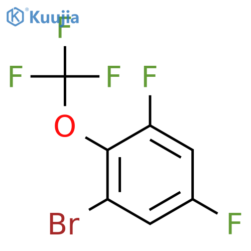 1-Bromo-3,5-difluoro-2-(trifluoromethoxy)benzene structure