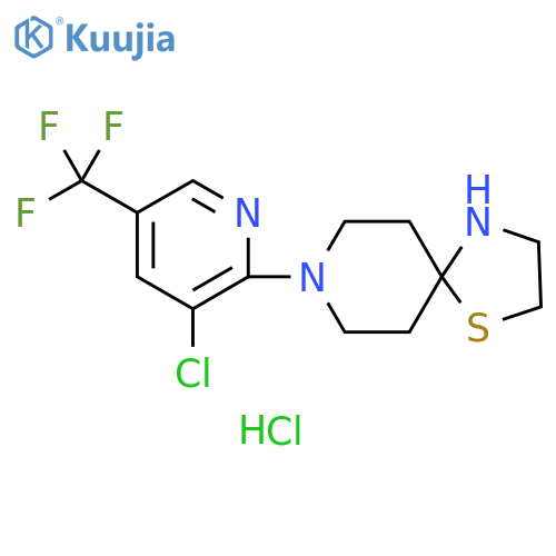 8-3-Chloro-5-(trifluoromethyl)pyridin-2-yl-1-thia-4,8-diazaspiro4.5decane hydrochloride structure