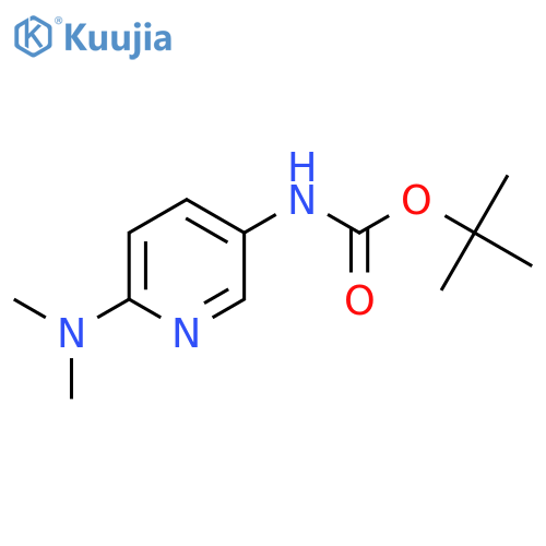 tert-Butyl (6-(dimethylamino)pyridin-3-yl)carbamate structure
