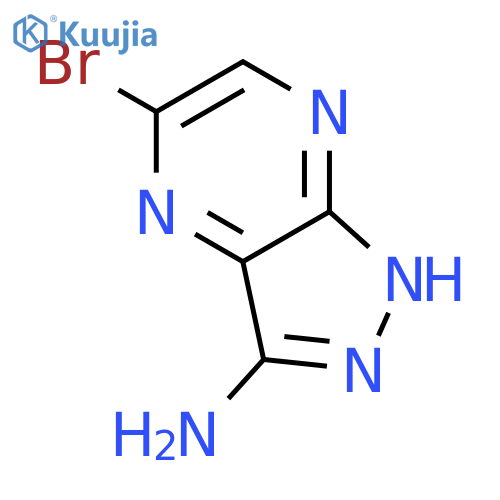 5-bromo-1H-pyrazolo[3,4-b]pyrazin-3-amine structure