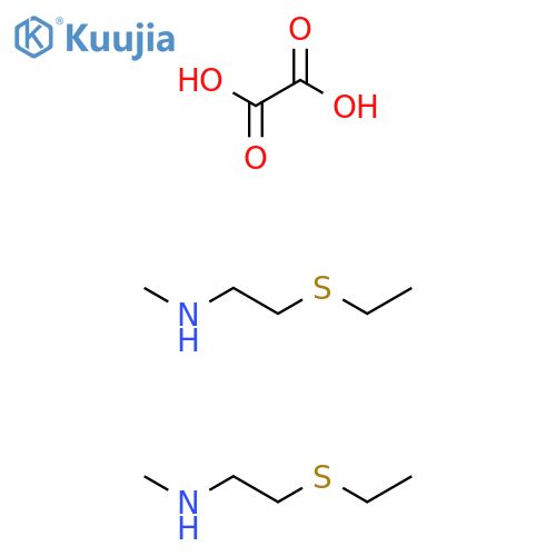 2-(ethylthio)Ethylmethylamine Oxalate (2:1) structure