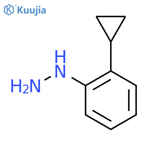(2-cyclopropylphenyl)hydrazine structure