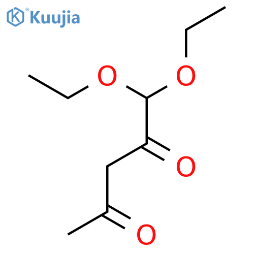 1,1-Diethoxypentane-2,4-dione structure