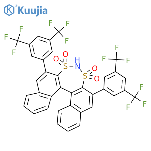 2,2'-[Iminobis(sulfonyl)]-3,3'-bis[3,5-bis(trifluoromethyl)phenyl]-1,1'-binaphthalene structure