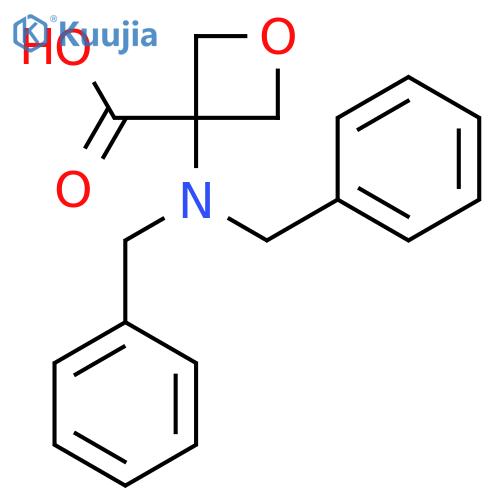 3-(Dibenzylamino)oxetane-3-carboxylic acid structure