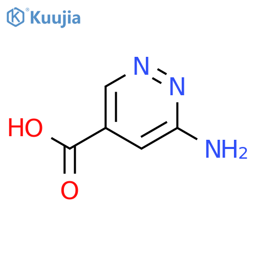 6-aminopyridazine-4-carboxylic acid structure