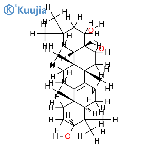 3beta-hydroxymultiflora-8-en-17-oic acid structure