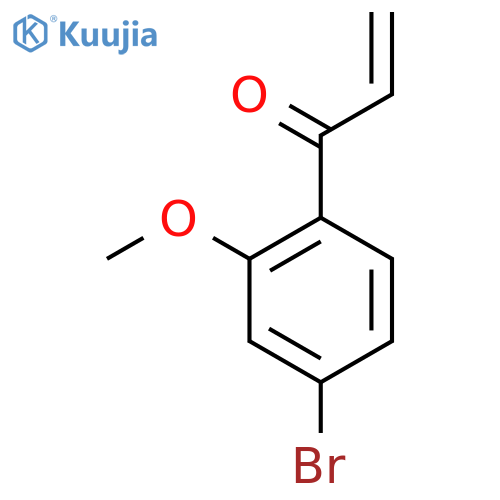 1-(4-bromo-2-methoxyphenyl)prop-2-en-1-one structure