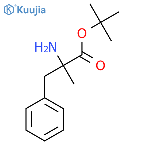 Tert-butyl 2-amino-2-methyl-3-phenylpropanoate structure