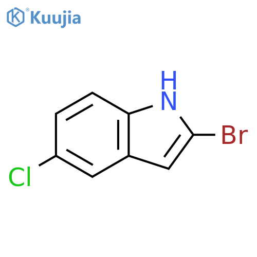2-BROMO-5-CHLORO-1H-INDOLE structure