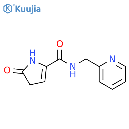 1H-Pyrrole-2-carboxamide,4,5-dihydro-5-oxo-N-(2-pyridinylmethyl)- structure