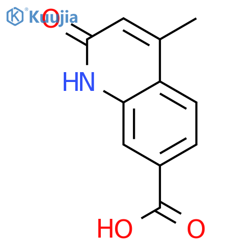 4-Methyl-2-oxo-1,2-dihydroquinoline-7-carboxylic Acid structure