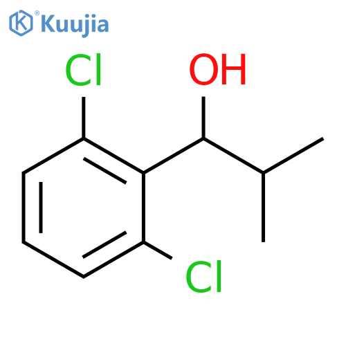 1-(2,6-dichlorophenyl)-2-methylpropan-1-ol structure