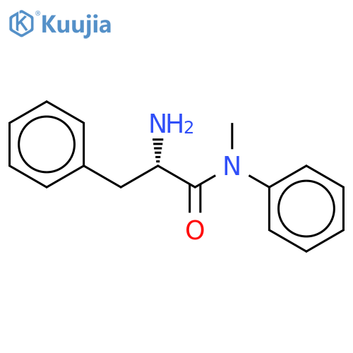 (2S)-2-amino-N-methyl-N,3-diphenylpropanamide structure