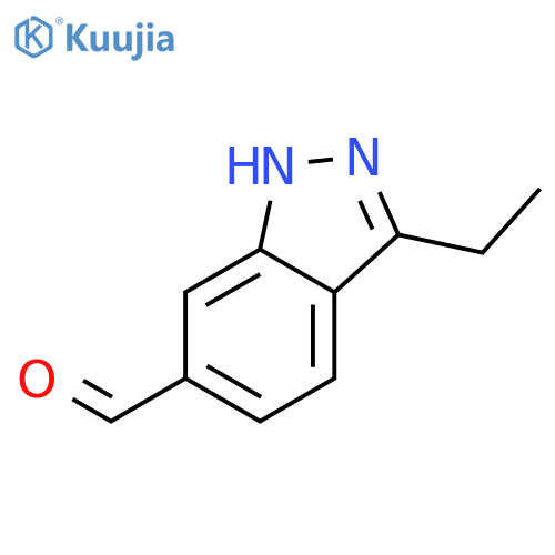 3-ethyl-2H-indazole-6-carbaldehyde structure