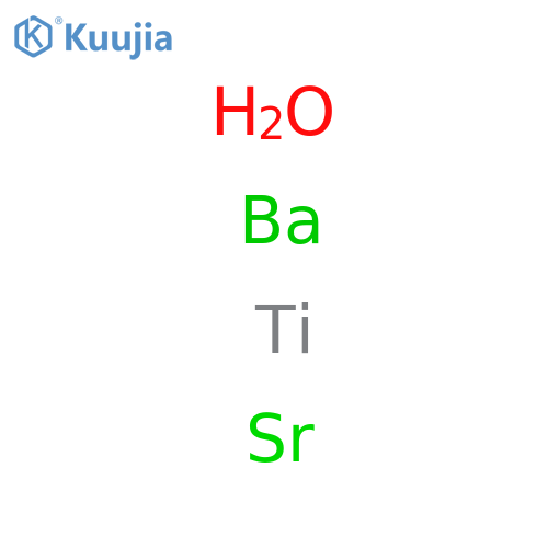 Barium strontium titanium oxide (BaSrTi2O6) structure