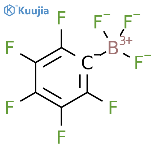 Borate(1-), trifluoro(2,3,4,5,6-pentafluorophenyl)-, (T-4)- structure