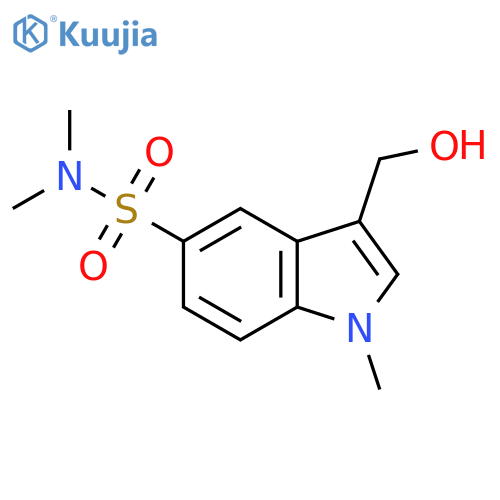 3-(Hydroxymethyl)-N,N,1-trimethyl-1H-indole-5-sulfonamide structure