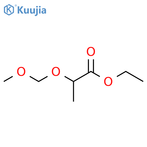 Ethyl 2-(methoxymethoxy)propanoate structure