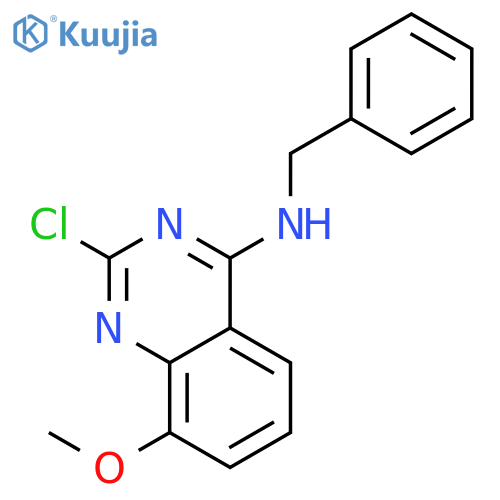 4-Quinazolinamine, 2-chloro-8-methoxy-N-(phenylmethyl)- structure