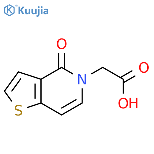 (4-Oxothieno3,2-cpyridin-5(4H)-yl)acetic Acid structure