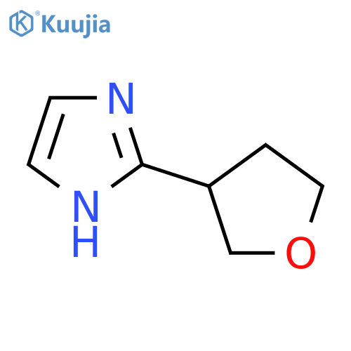 2-(tetrahydrofuran-3-yl)-1H-imidazole structure