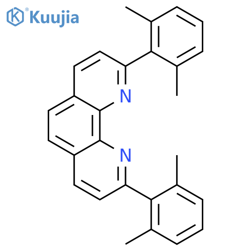 1,10-Phenanthroline, 2,9-bis(2,6-dimethylphenyl)- structure