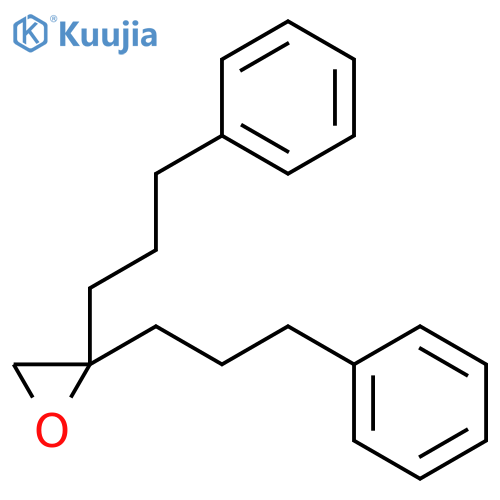 2,2-Bis(3-phenylpropyl)oxirane structure