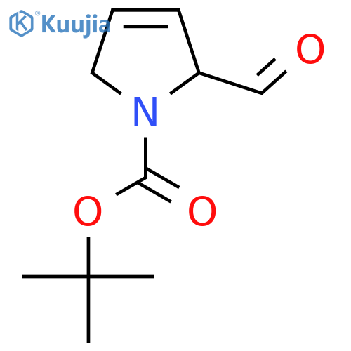 tert-butyl 2-formyl-2,5-dihydro-1H-pyrrole-1-carboxylate structure