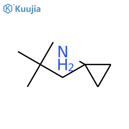 1-(2,2-dimethylpropyl)cyclopropan-1-amine structure