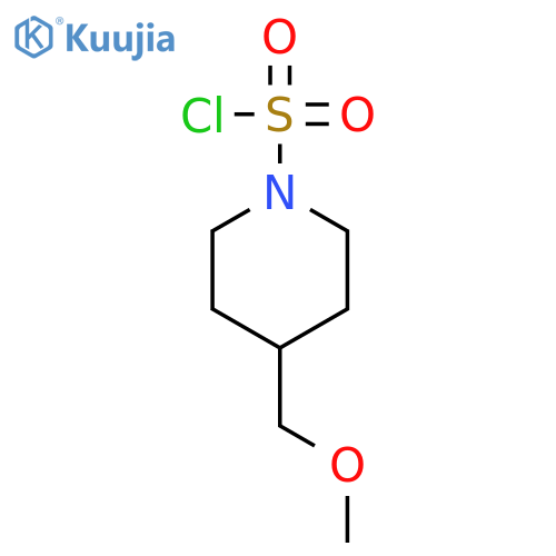 4-(Methoxymethyl)-1-piperidinesulfonyl Chloride structure