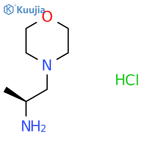 (S)-1-Morpholinopropan-2-amine hydrochloride structure