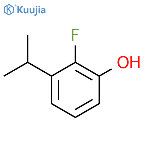 2-fluoro-3-isopropylphenol structure