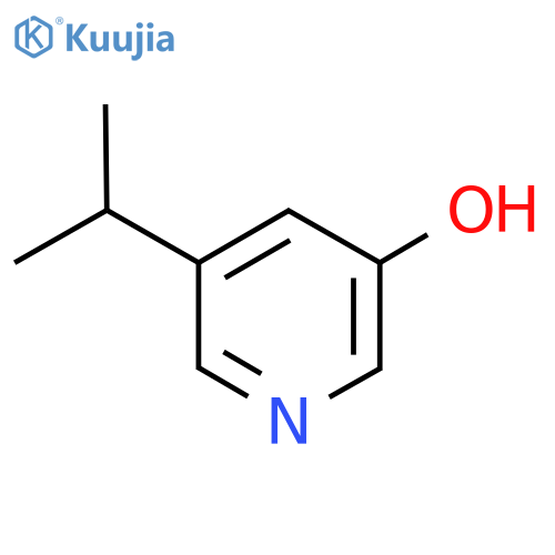 5-(propan-2-yl)pyridin-3-ol structure