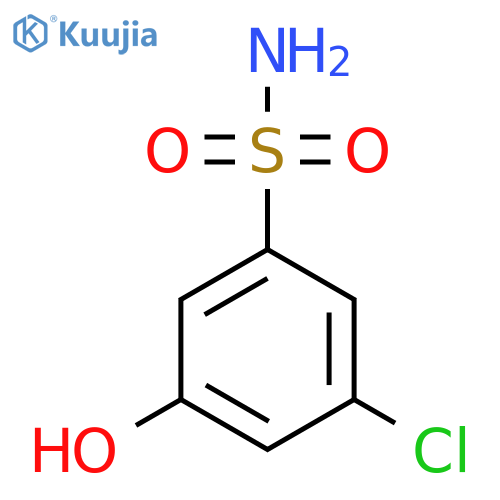 3-Chloro-5-hydroxybenzenesulfonamide structure