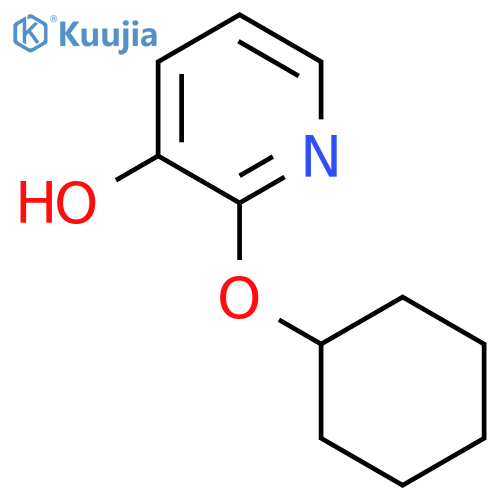 2-(Cyclohexyloxy)pyridin-3-OL structure