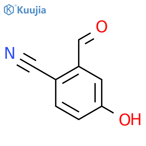 2-Cyano-5-hydroxybenzaldehyde structure