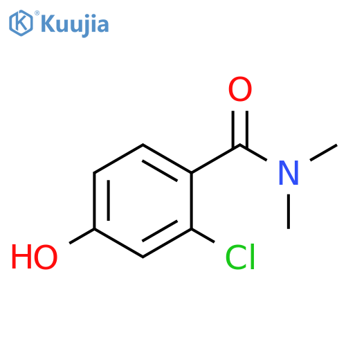 Benzamide, 2-chloro-4-hydroxy-N,N-dimethyl- structure