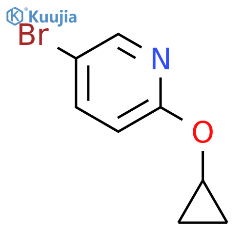 5-Bromo-2-cyclopropoxypyridine structure