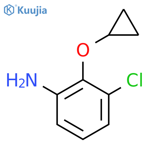3-Chloro-2-cyclopropoxyaniline structure