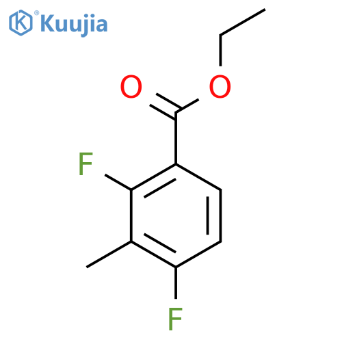 Ethyl 2,4-difluoro-3-methylbenzoate structure